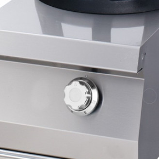 Maxima Premium Wok Brander - &Oslash; 28,5 cm - Enkel - 90 cm - Gas