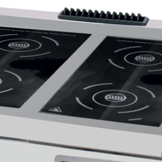 Maxima Premium Kookplaat - 4 Pitten - Inductie - Dubbel - 90 cm Diep - Elektrisch