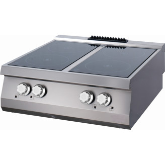 Maxima Premium Kookplaat - 4 Pitten - Infrarood - Dubbel - 90 cm Diep - Elektrisch