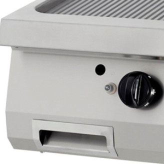 Maxima Premium Grillplaat - Gegroefd Chroom - Enkel - 90cm - Gas
