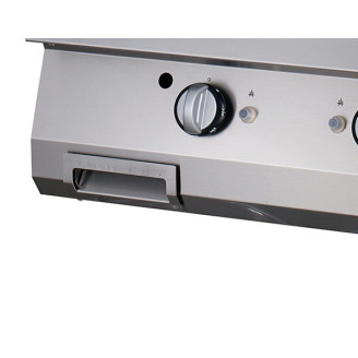 Maxima Premium Grillplaat - Half Gegroefd - Dubbel - 90 cm Diep - Gas