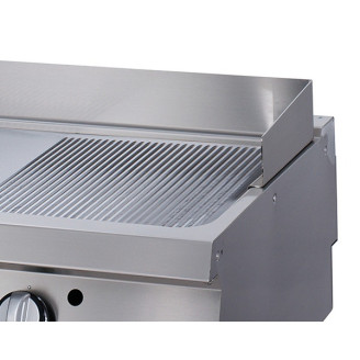 Maxima Premium Grillplaat - Half Gegroefd - Dubbel - 90 cm Diep - Gas