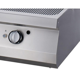 Maxima Premium Grillplaat - Gegroefd Chroom - Dubbel - 90cm - Gas