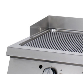 Maxima Premium Grillplaat - Gegroefd Chroom - Dubbel - 90cm - 400V