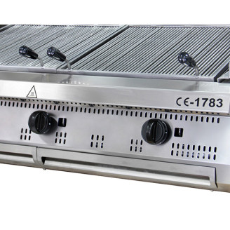 Maxima Premium Chargrill - 3 Zones - Driedubbel - 90 cm Diep - Gas