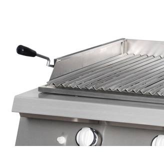 Maxima Premium Lavasteengrill - Dubbel - 90 cm - Gas
