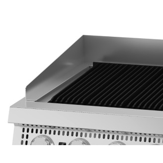 Maxima Premium Chargrill - 5 Zones - Dubbel - 90 cm Diep - Gas