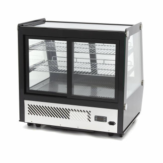 Maxima Gebaksvitrine - 125 L - 71 cm - Schuifdeuren Voor en Achter