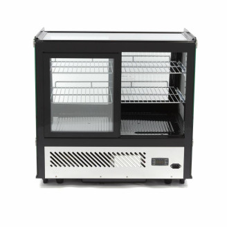 Maxima Gebaksvitrine - 125 L - 71 cm - Schuifdeuren Voor en Achter