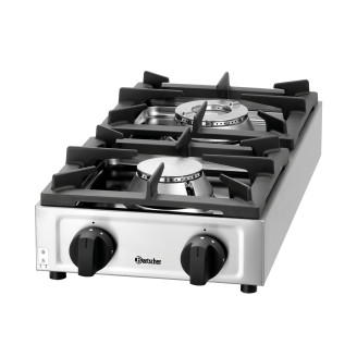 Bartscher 2-pits Gas kooktafel - tafelmodel 1057503