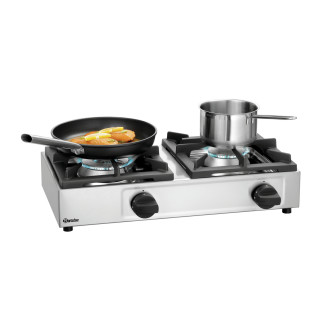 Bartscher 2-pits Gas kooktafel - tafelmodel 1058503