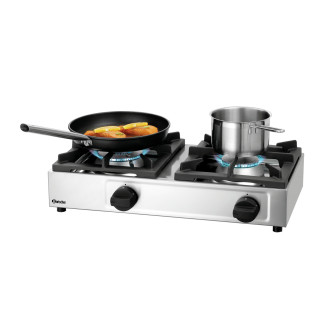 Bartscher 2-pits Gas kooktafel - tafelmodel 1058503