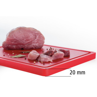 Bartscher snijplank pro 32x26 - rood