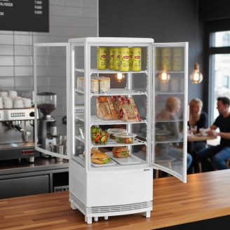Bartscher Mini-koelvitrine 98L2T wit