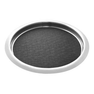 RVS Dienblad - antislip - &Oslash; 40 cm