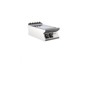 Mareno m1-700 plancha met 2 vlakke kookplaten - 40cm