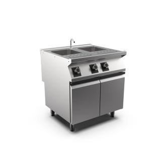 Mareno m1-700 elektrische pastakoker 2x gn 2/3,2x 28 liter, 80cm