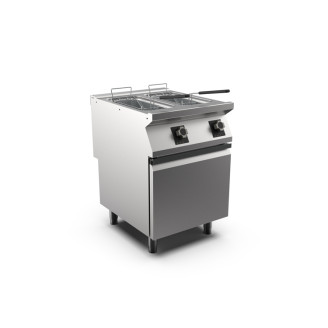 Mareno m1-700 elektrische friteuse met deur - 2x10L