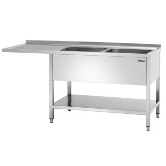 Bartscher Spoeltafel 700,B1800 2 bakken RE