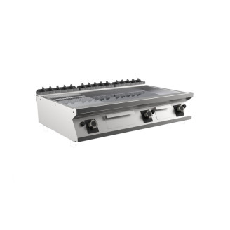 Mareno m1-700 verchroomde gasbakplaat - 120cm