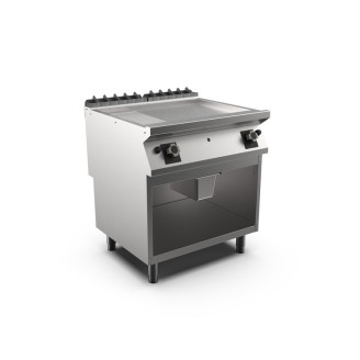 Mareno m1-700 mat verchroomde gasbakplaat - 80cm
