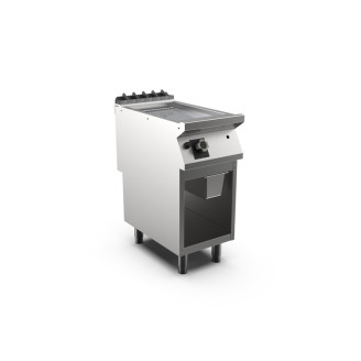 Mareno m1-700 geribbelde verchroomde gasbakplaat - 40cm