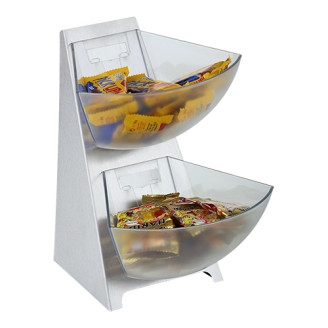 Buffet dispenser rack 2 lagen