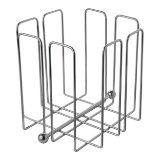 EMGA Servettenstandaard - Verchroomd - 190x190x190 mm