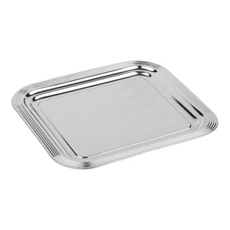 EMGA Partyplateau verchroomd 35x33 cm