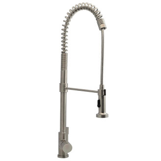 Monobloc keuken douche-mengkraan, roestvrijstaal AISI 304