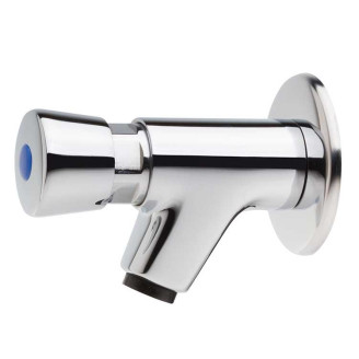Gastro-inox fonteinkraan met waterbesparende drukknopbediening