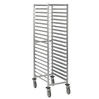 Gastro-inox RVS regaalwagen gn 2/1 - 20 etages