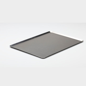 Gastro-inox aluminium bakplaat, GN 1/1, randen 45&deg;