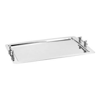 EMGA RVS Serveerplateau stapelbaar - 61,5x42,8 cm