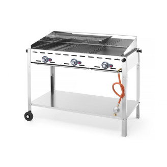 Hendi Green Fire Profi Line barbecue, 3 branders