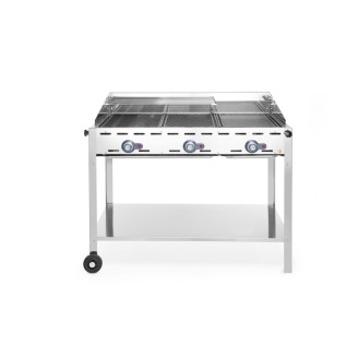 Hendi Green Fire Profi Line barbecue, 3 branders