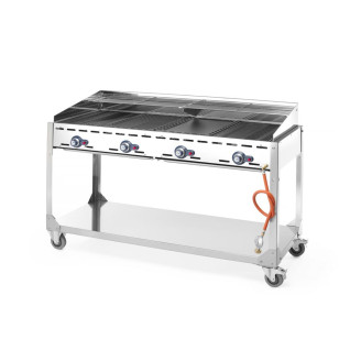Hendi Green Fire Profi Line barbecue, 4 branders