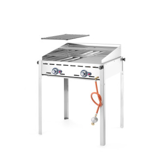 Hendi Green Fire Profi Line barbecue, 2 branders