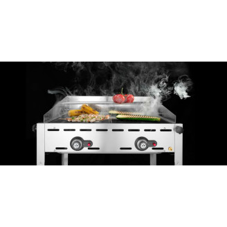 Hendi Green Fire met 2 branders, Profi Line, 2x GN 1/1 roosters, 11,6kW, 740x612x(H)825mm