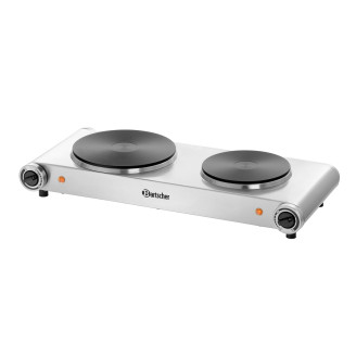 Bartscher 2-plaats elektrische kooktafel - tafelmodel 150310