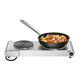 Bartscher 2-plaats elektrische kooktafel - tafelmodel 150310