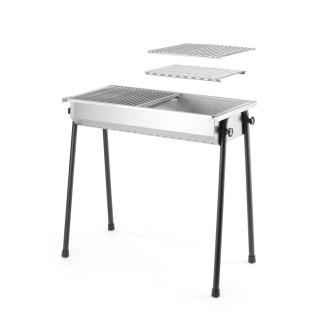 Hendi Hendi Barbecue Houtskool BBQ - Patio 2 Roosters | 770x380x760 mm
