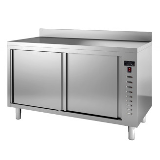 Gastro-inox RVS warmhoudkast met achteropstand 1400x700x880mm