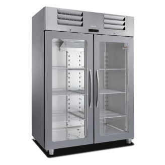 Marecos Excel RVS GN 2/1 Glasdeur Koeling 1400L
