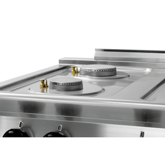 Bartscher 6-pits gaskooktafel MFGO 7060 met open onderbouw - 1582101