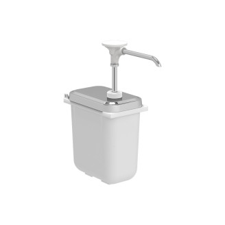 Kalando saus dispencer met witte knop 1,9L