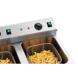 Bartscher inductiefriteuse 2x8l plus