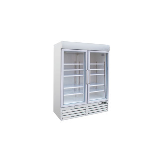 Gastro-Inox wit stalen display koeling - 1200L - 204.212