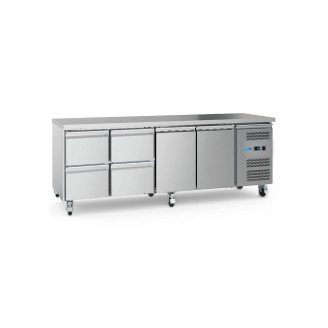 Maxima Koelwerkbank - 223 cm - 4 Deuren
