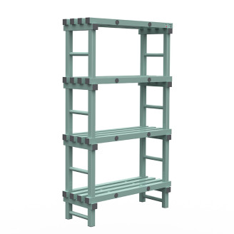 Rea eurostelling 4 schappen 1000(l)x400(d)x1750(h)mm